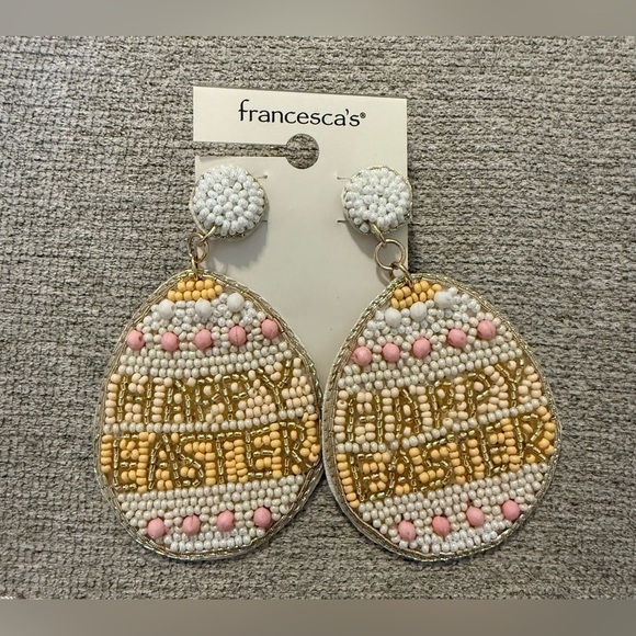 Easter Beaded Earrings - Picture 1 of 5